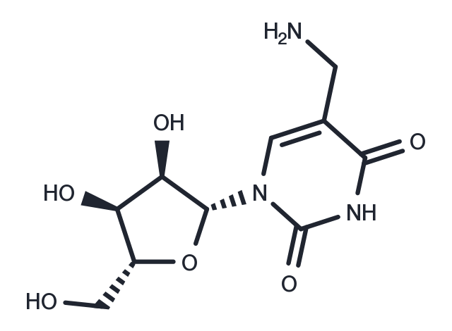 5-Aminomethyl   uridine hydrochloride Chemical Structure
