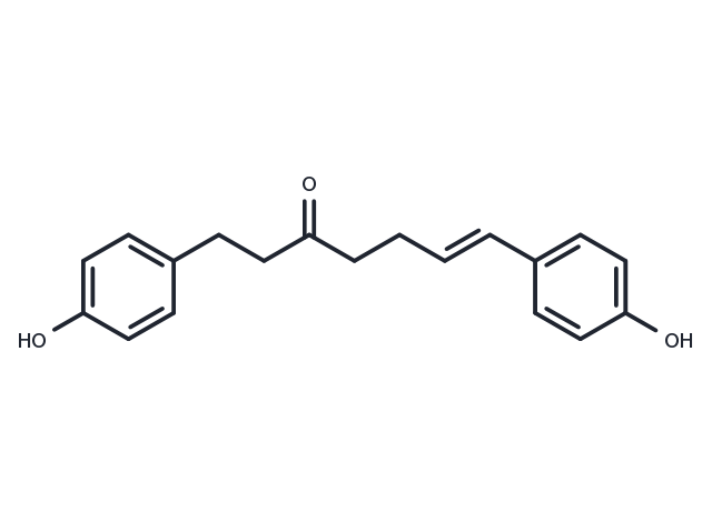 TargetMol Chemical Structure 1,7-Bis(4-hydroxyphenyl)hept-6-en-3-one