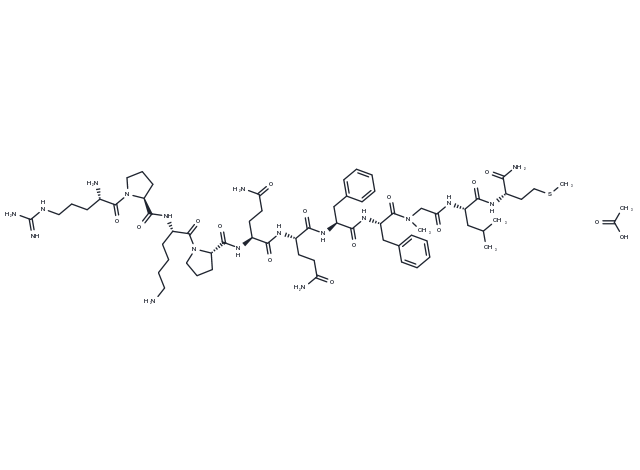 TargetMol Chemical Structure [Sar9] Substance P acetate(77128-75-7 free base)