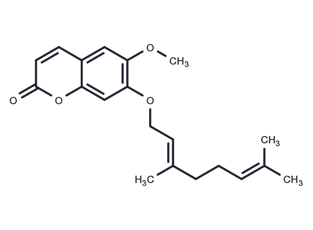 TargetMol Chemical Structure 7-O-Geranylscopoletin
