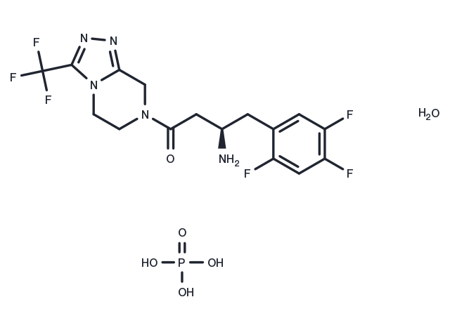 TargetMol Chemical Structure Sitagliptin phosphate monohydrate