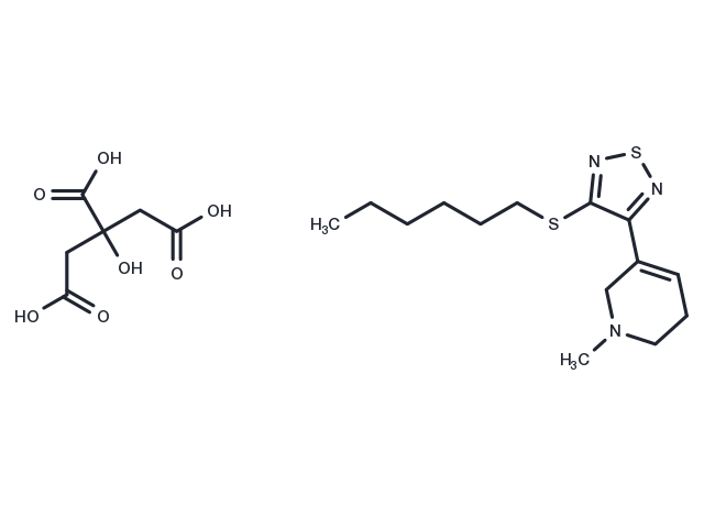 Tazomeline citrate Chemical Structure
