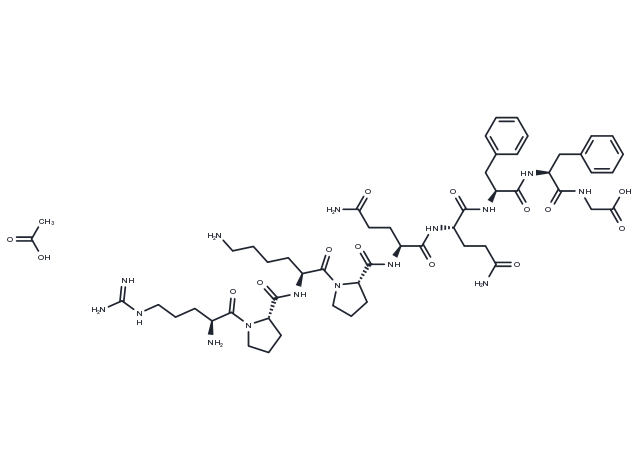 Substance P 1-9 aceate Chemical Structure