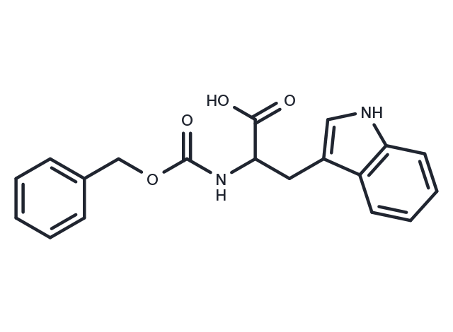 TargetMol Chemical Structure N-Cbz-DL-tryptophan