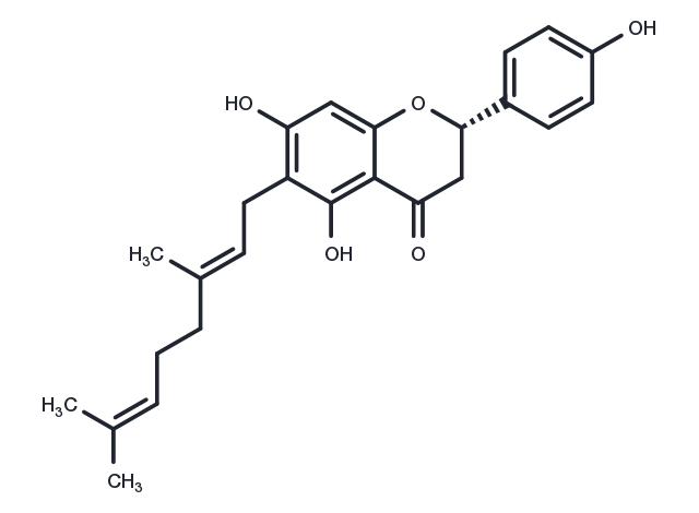 TargetMol Chemical Structure 6-Geranylnaringenin