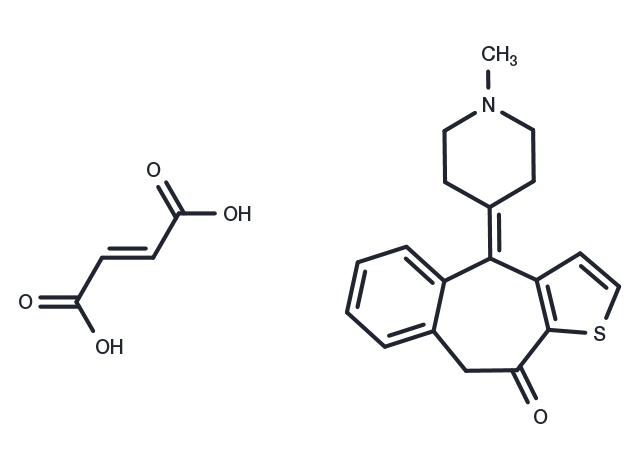 TargetMol Chemical Structure Ketotifen fumarate