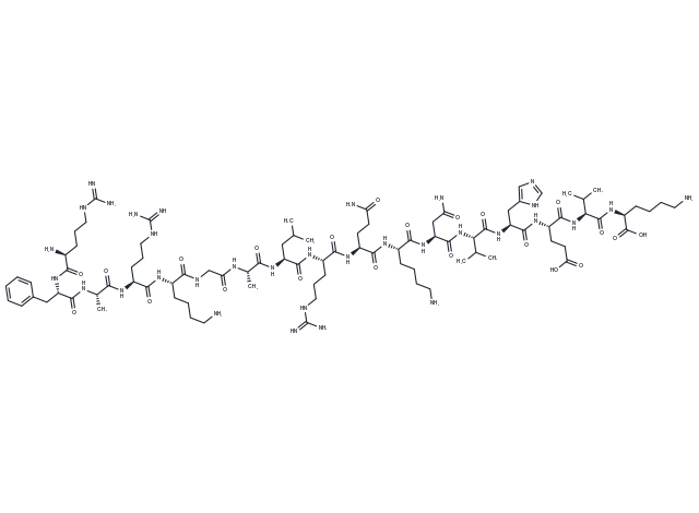Protein Kinase C (19-35) Peptide Chemical Structure