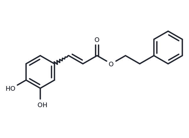TargetMol Chemical Structure Caffeic Acid Phenethyl Ester