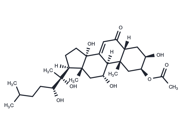 Ajugasterone C 2-acetate Chemical Structure