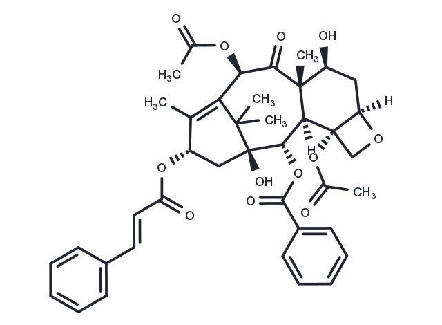 13-O-Cinnamoylbaccatin III Chemical Structure