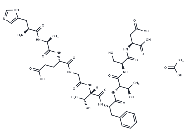 TargetMol Chemical Structure HAEGTFTSD acetate(926018-45-3 free base)