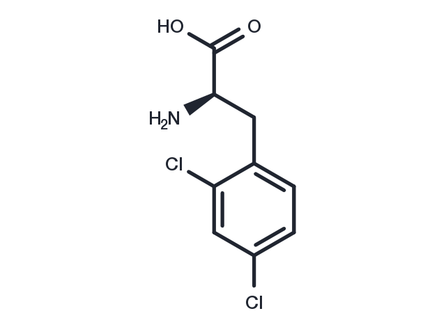2,4-Dichloro-D-phenylalanine Chemical Structure