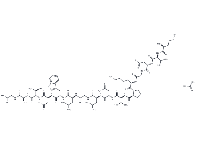 Rac1 Inhibitor W56 acetate(1095179-01-3 free base) Chemical Structure