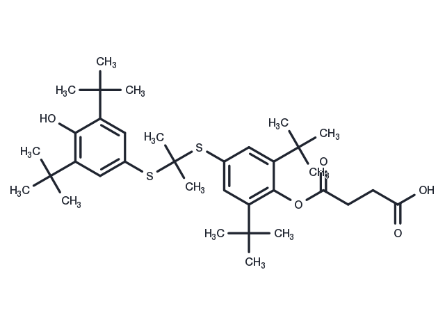TargetMol Chemical Structure Succinobucol