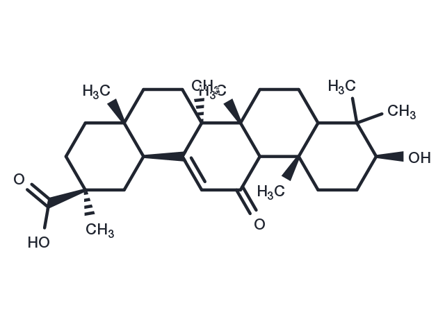 TargetMol Chemical Structure 18α-Glycyrrhetinic acid