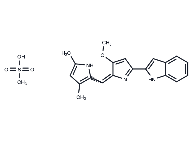 TargetMol Chemical Structure Obatoclax Mesylate