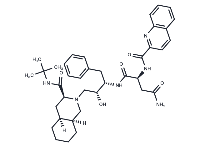 Saquinavir Chemical Structure