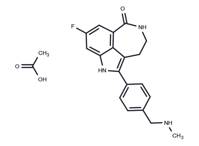 Rucaparib acetate Chemical Structure