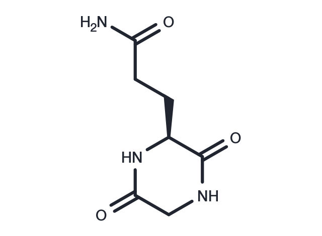 Cyclo(Gly-Gln) Chemical Structure