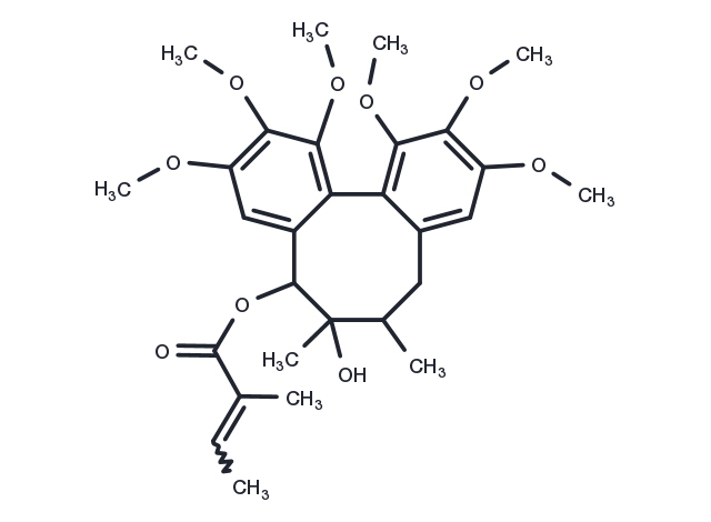 Angeloylgomisin Q Chemical Structure