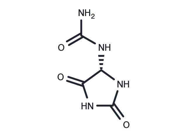 Allantoin, (-)- Chemical Structure