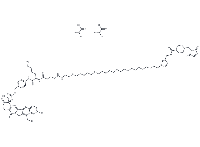CL2A-SN-38 DCA   1279680-68-0(free base) Chemical Structure
