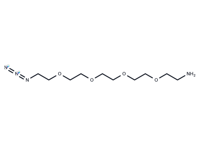 N3-PEG4-C2-NH2 Chemical Structure