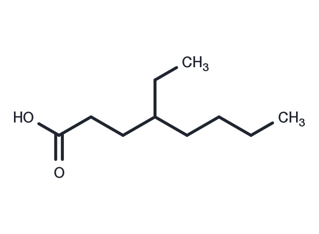 4-Ethyloctanoic acid Chemical Structure