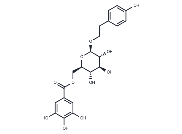TargetMol Chemical Structure 6'-O-Galloylsalidroside