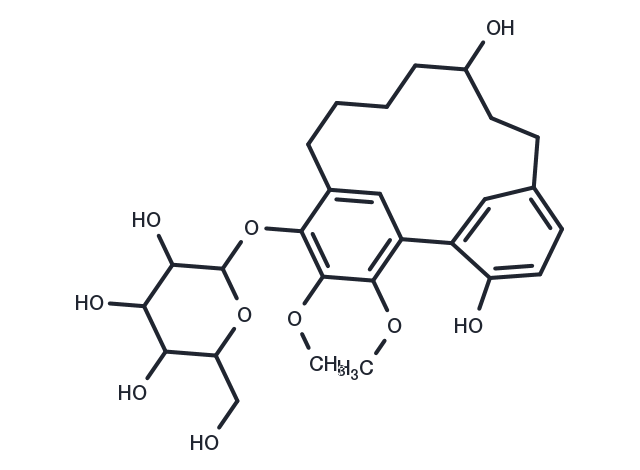 TargetMol Chemical Structure (+)-S-Myricanol glucoside