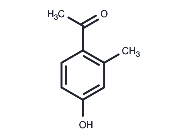 4′-Hydroxy-2′-methylacetophenone Chemical Structure