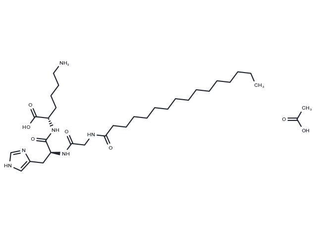 PalMitoyl Tripeptide-1 Acetate(147732-56-7 Free base) Chemical Structure