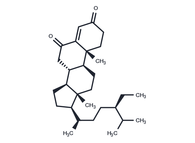 Stigmast-4-ene-3,6-dione Chemical Structure