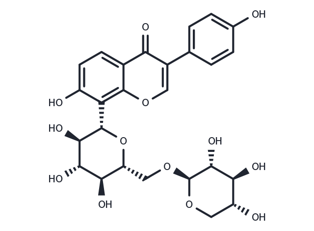 TargetMol Chemical Structure Puerarin 6''-O-Xyloside
