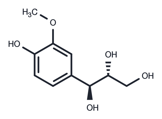 erythro-Guaiacylglycerol Chemical Structure