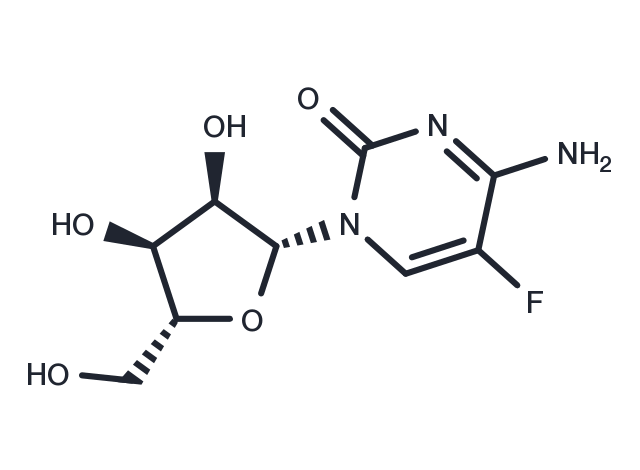 5-Fluorocytidine Chemical Structure