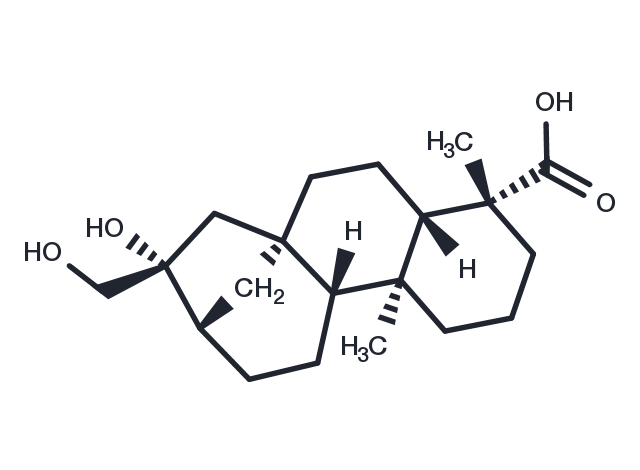 ent-16beta,17-Dihydroxy-19-kauranoic acid Chemical Structure