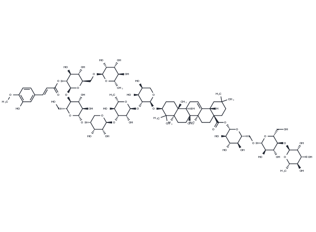 TargetMol Chemical Structure Clematomandshurica saponin B
