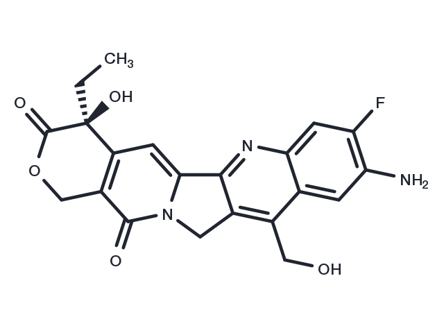 7Ethanol-10NH2-11F-Camptothecin Chemical Structure