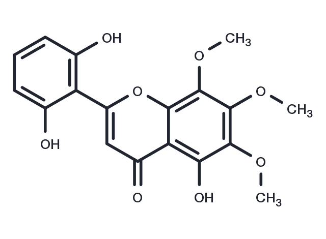 TargetMol Chemical Structure 5,2',6'-Trihydroxy-6,7,8-trimethoxyflavone