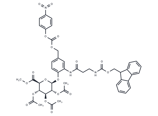 β-D-glucuronide-pNP-carbonate Chemical Structure