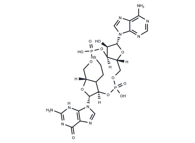 2',3'-cGAMP-C2-SH Chemical Structure