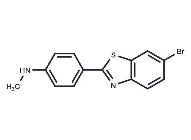 TargetMol Chemical Structure 4-(6-Bromo-2-benzothiazolyl)-N-methylbenzenamine