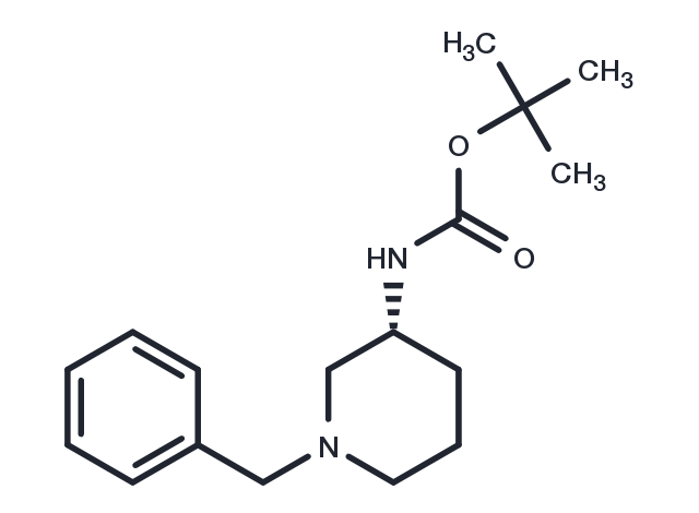 (R)-tert-Butyl (1-benzylpiperidin-3-yl)carbamate Chemical Structure