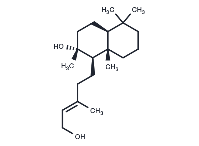 Labd-13-ene-8,15-diol Chemical Structure