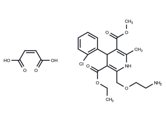 Amlodipine maleate Chemical Structure