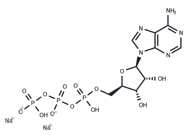 ATP disodium salt Chemical Structure