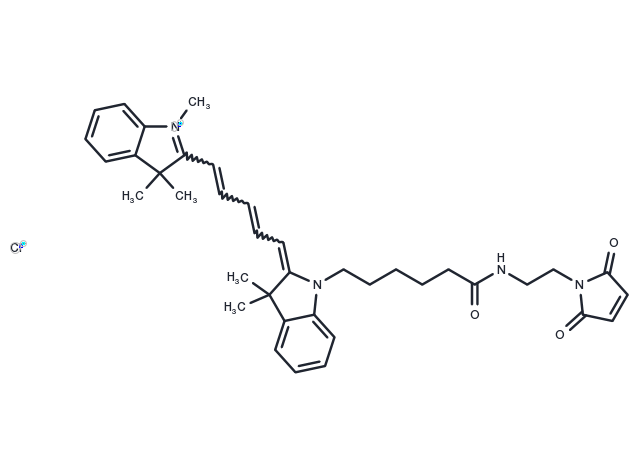 Cy5 maleimide Chemical Structure