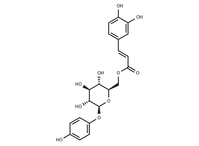 TargetMol Chemical Structure 6-O-Caffeoylarbutin
