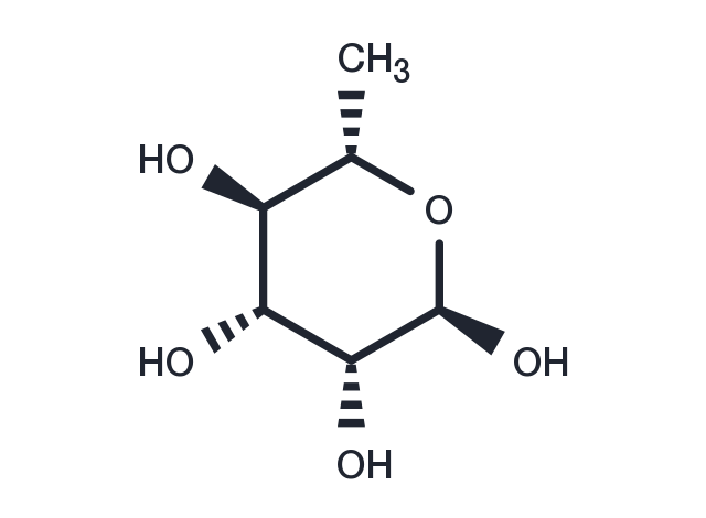 α-L-Rhamnopyranose Chemical Structure